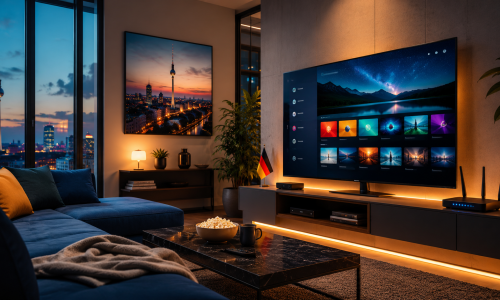 سرعة الإنترنت المناسبة لتشغيل IPTV في ألمانيا بدون مشاكل متكررة